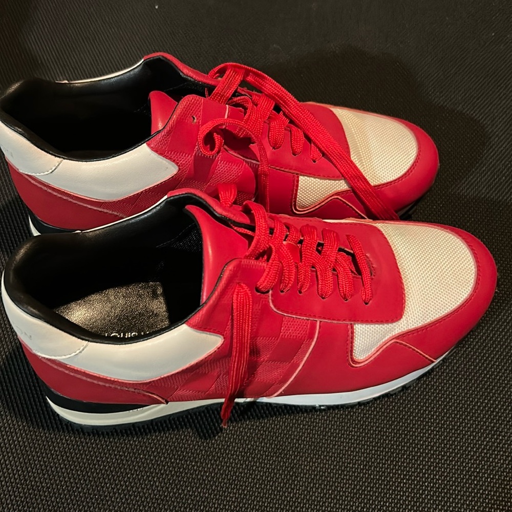 Red and White Checkered Sneakers